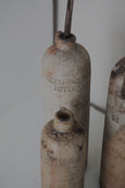 Antique Beverage Jug Vintage with Teracotta Stoneware Details
